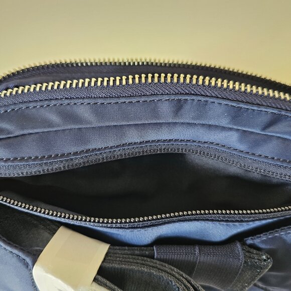 NWT LULULEMON TRNV/SLVR Blue Silver Everywhere Belt Bag Metal Hardware Large 2L - Picture 13 of 15